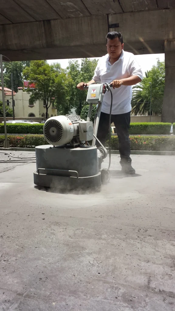 desbastado de piso con diamantes de metal